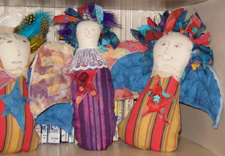 Photo of dolls made at one workshop